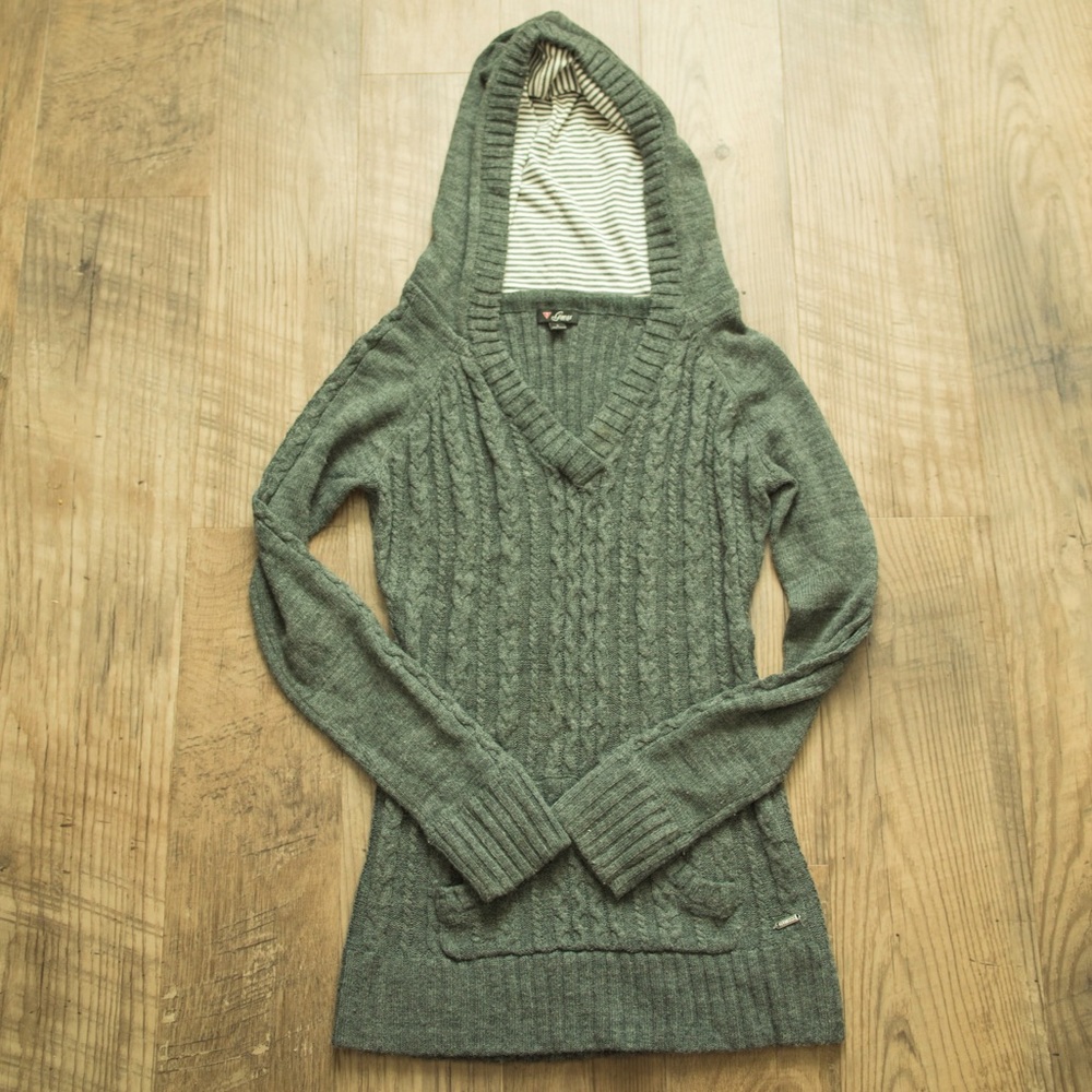 Vintage Guess Knitted Hoodie